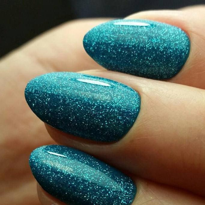 Akzentz Gel Play - Glitter Blue - The Nail Hub