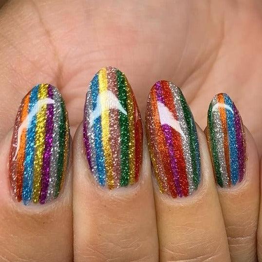 Akzentz Gel Play - Glitter Cherry Red - The Nail Hub