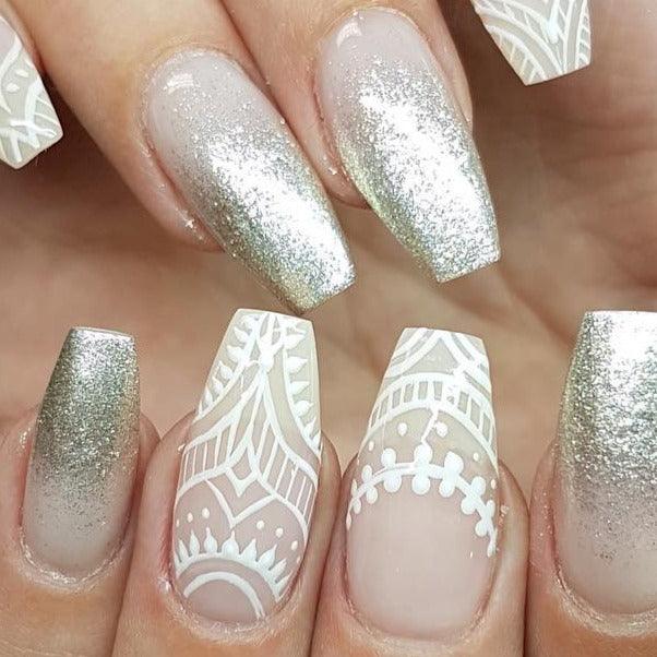 Akzentz Gel Play - Glitter Cosmic Silver - The Nail Hub