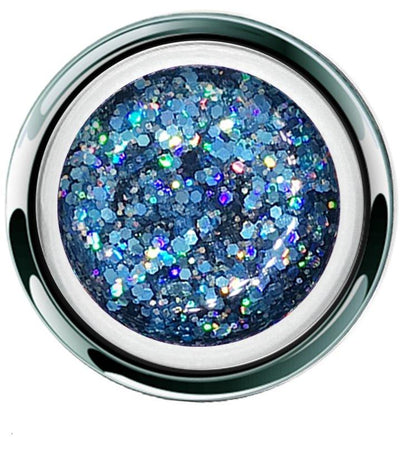 Akzentz Gel Play - Glitter Crush Blue - The Nail Hub