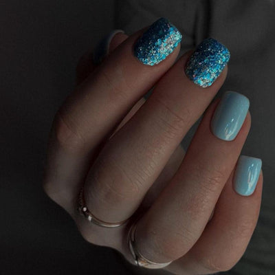 Akzentz Gel Play - Glitter Crush Blue - The Nail Hub