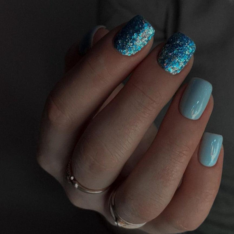 Akzentz Gel Play - Glitter Crush Blue - The Nail Hub