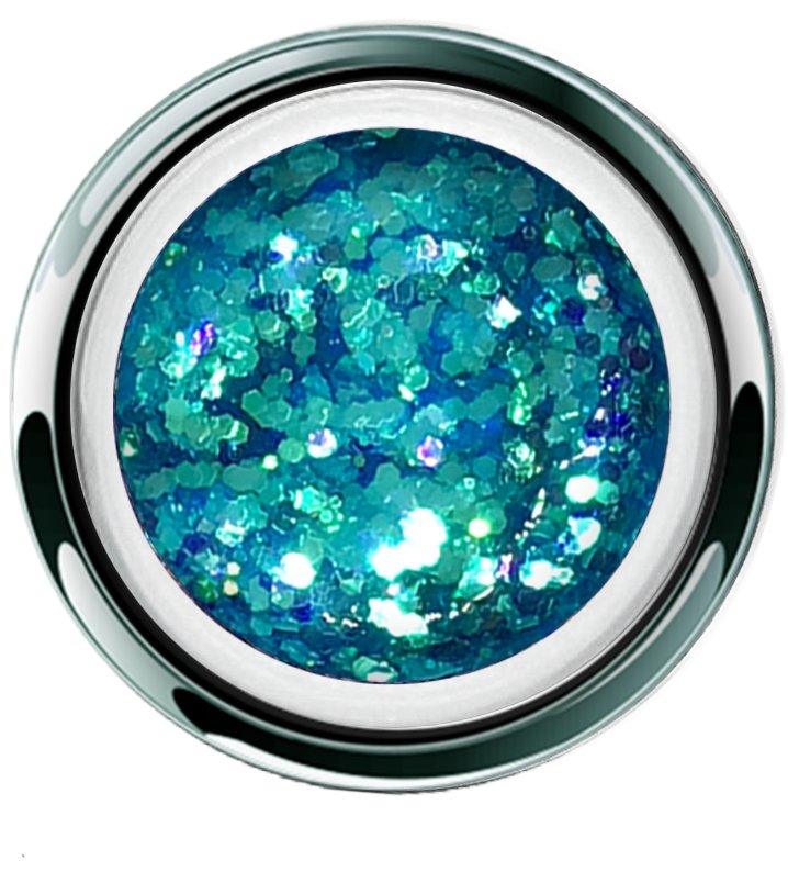 Akzentz Gel Play - Glitter Crush Teal - The Nail Hub
