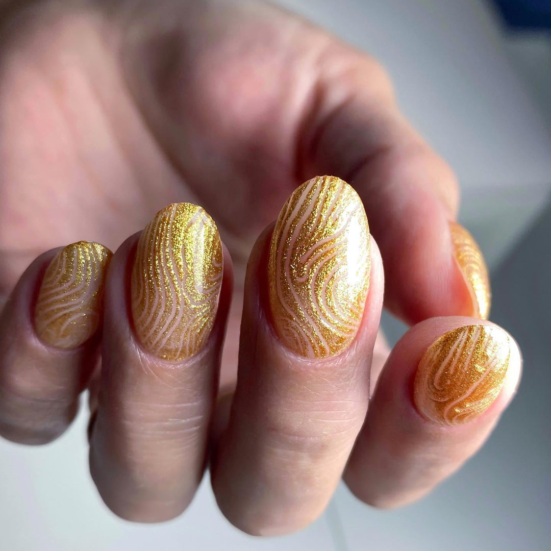 Akzentz Gel Play - Glitter Golden Nugget – The Nail Hub