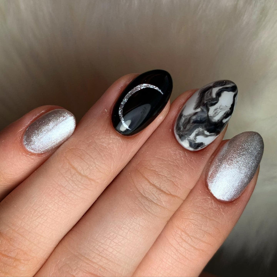 Akzentz Gel Play - Glitter Platinum Quartz – The Nail Hub