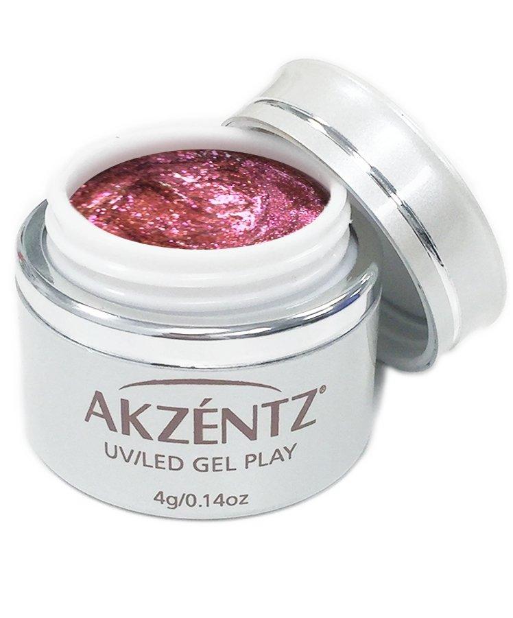 Akzentz Gel Play - Glitter Shifter Coral Reef – The Nail Hub