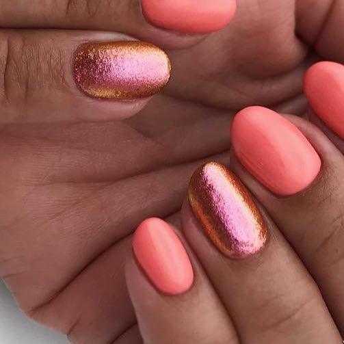 Akzentz Gel Play - Glitter Shifter Coral Reef – The Nail Hub