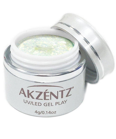 Akzentz Gel Play - Glitter Shifter Green Sea - The Nail Hub