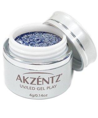 Akzentz Gel Play - Glitz Blue Tanzanite - The Nail Hub