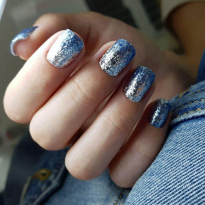 Akzentz Gel Play - Glitz Blue Tanzanite - The Nail Hub