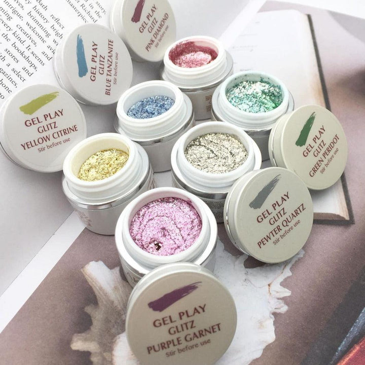 Akzentz Gel Play - Glitz Purple Garnet – The Nail Hub