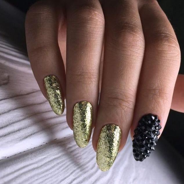 Akzentz Gel Play - Glitz Yellow Citrine - The Nail Hub