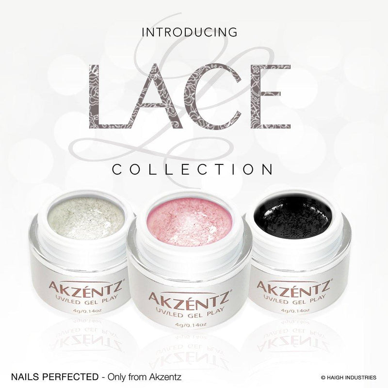Akzentz Gel Play - Lace Collection - The Nail Hub