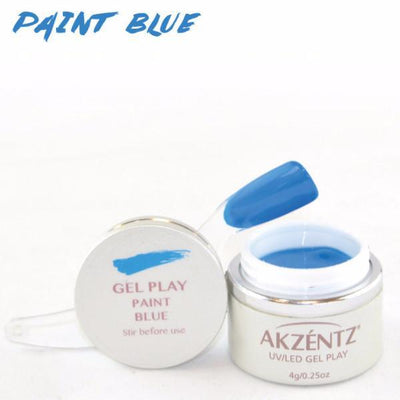 Akzentz Gel Play - Paint Blue - The Nail Hub