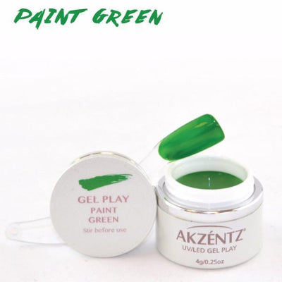 Akzentz Gel Play - Paint Green - The Nail Hub
