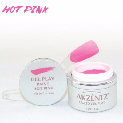 Akzentz Gel Play - Paint Hot Pink - The Nail Hub