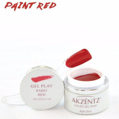 Akzentz Gel Play - Paint Red - The Nail Hub