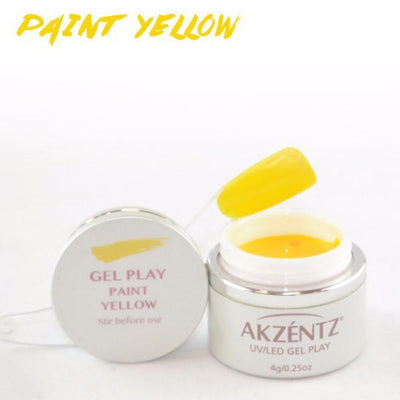 Akzentz Gel Play - Paint Yellow - The Nail Hub