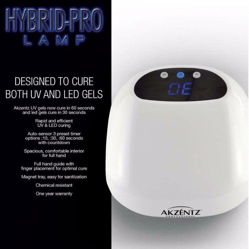Akzentz Hybrid Pro UV+LED Duo Nail Lamp - The Nail Hub