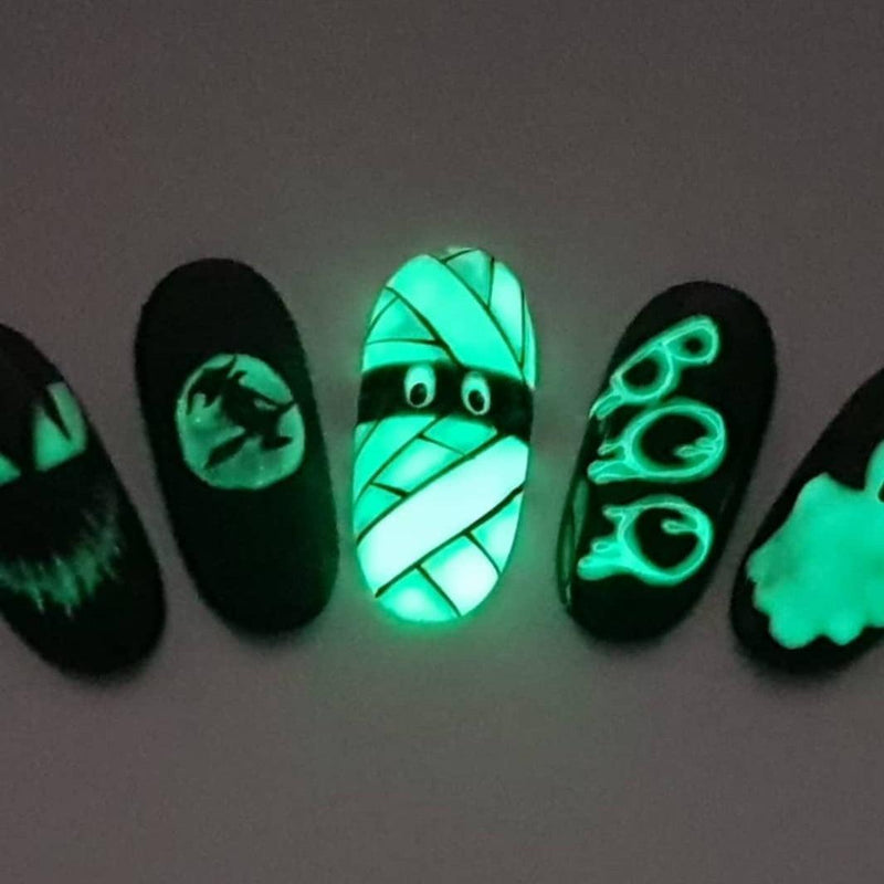 Akzentz Lights Out Glow-In-The-Dark Gel Top Coat - The Nail Hub