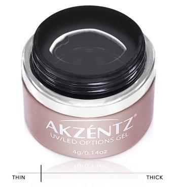 Akzentz Options Soak-Off Gel - Crystal Clear 4g Jar - The Nail Hub