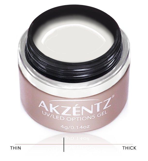 Akzentz Options Soak-Off Gel - Sculpturing White - The Nail Hub