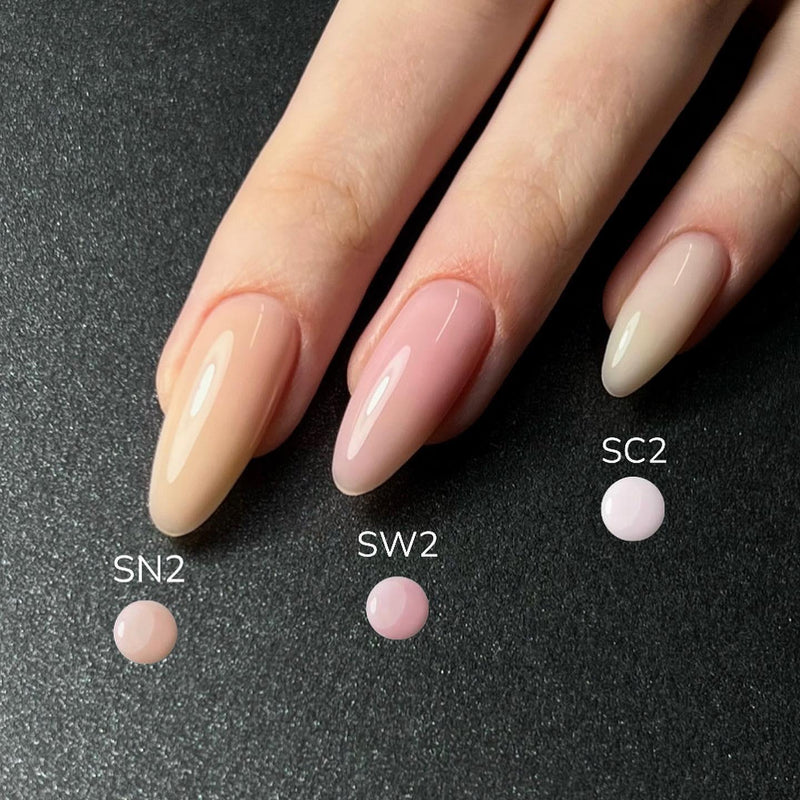 Akzentz Pro-Formance Hard Gel - Trinity Shades - Natural SN2 - The Nail Hub