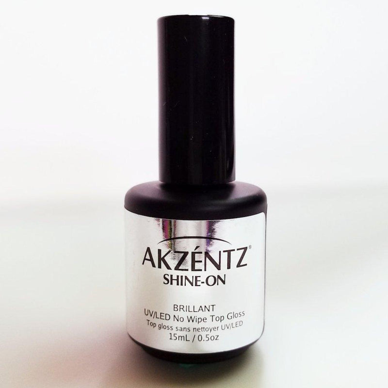 Akzentz Shine-On (No Cleanse) Gel Top Gloss - The Nail Hub