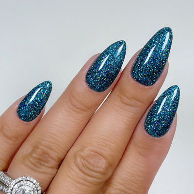 Light Elegance P+ Soak-Off Glitter Gel Polish - No Clue - The Nail Hub