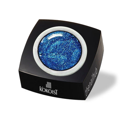 Kokoist Color Gel - Sapphire Micro Glitter E-55 - The Nail Hub