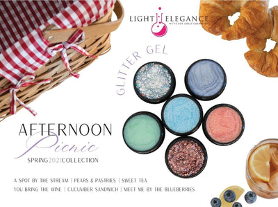 Light Elegance Glitter Gel - Afternoon Picnic Collection - The Nail Hub