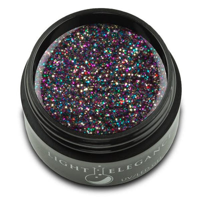 Light Elegance Glitter Gel - Licorice - The Nail Hub