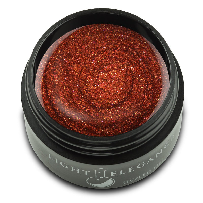 Light Elegance Glitter Gel - Paprika (pre-order) - The Nail Hub