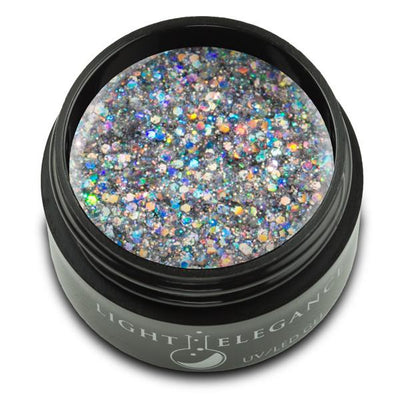 Light Elegance Glitter Gel - Silver Bells - The Nail Hub