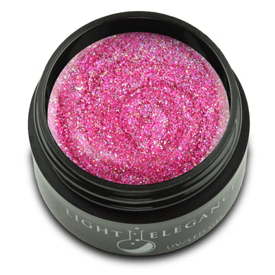 Light Elegance Glitter Gel - Very Berry - The Nail Hub