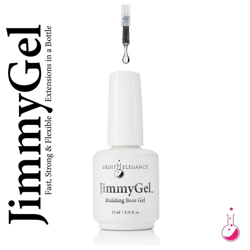 Light Elegance JimmyGel Soak-Off Building Base - Clear - The Nail Hub