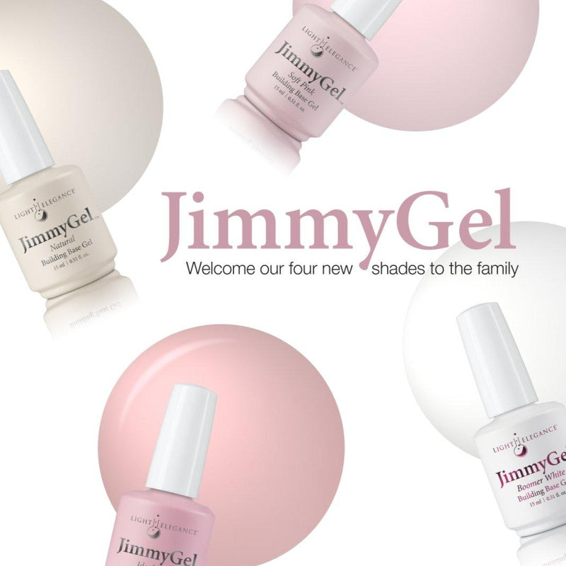 Light Elegance JimmyGel Soak-Off Building Base - Complete Set of All Colors - The Nail Hub