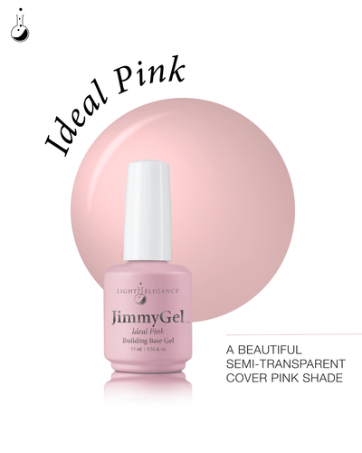 Light Elegance JimmyGel Soak-Off Building Base - Ideal Pink - The Nail Hub