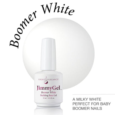 Light Elegance JimmyGel Soak-Off Building Base - Boomer White