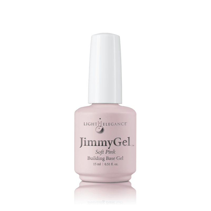 Light Elegance JimmyGel Soak-Off Building Base - Soft Pink - The Nail Hub