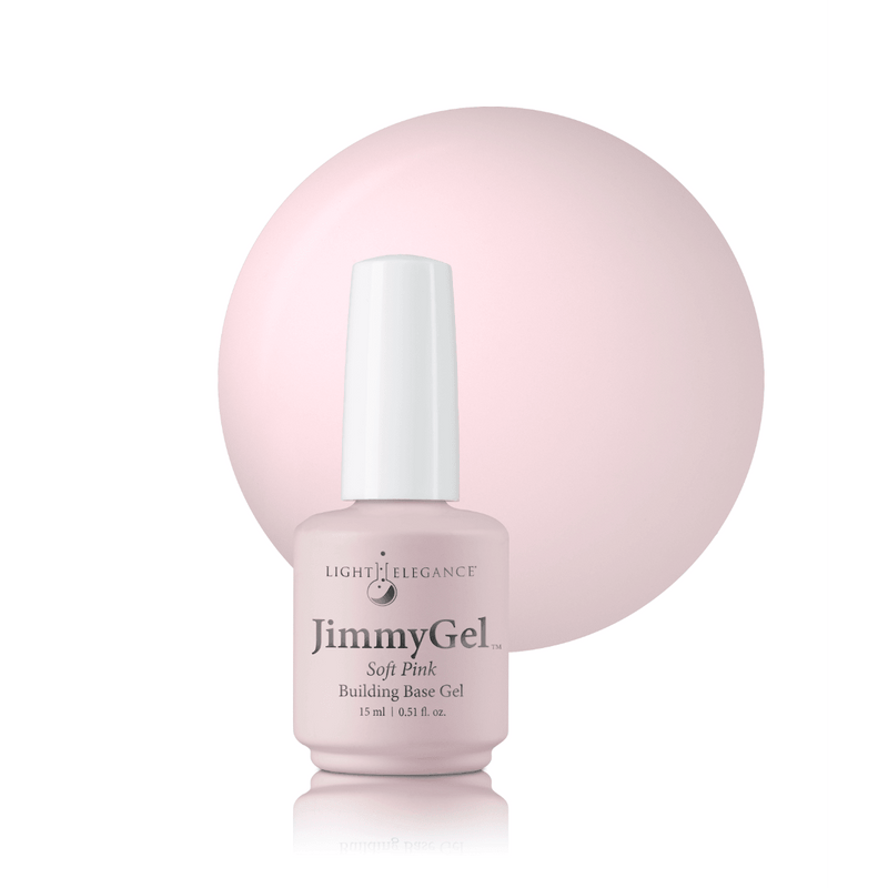 Light Elegance JimmyGel Soak-Off Building Base - Soft Pink - The Nail Hub