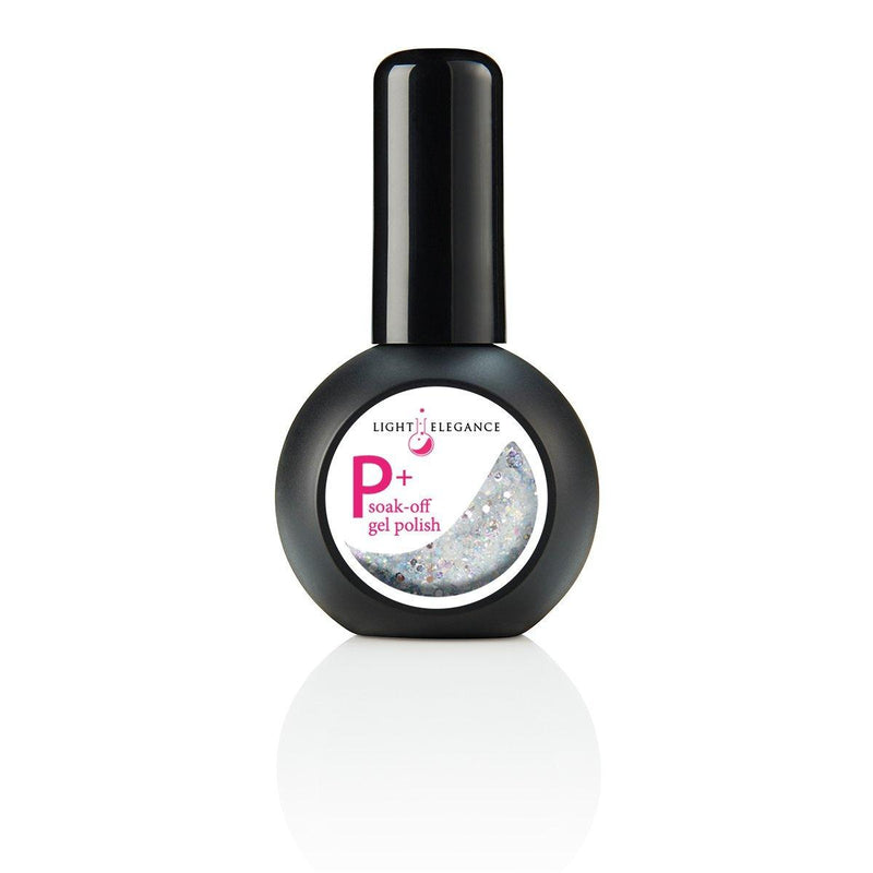 Light Elegance P+ Soak-Off Glitter Gel Polish - A Spot By The Stream - The Nail Hub