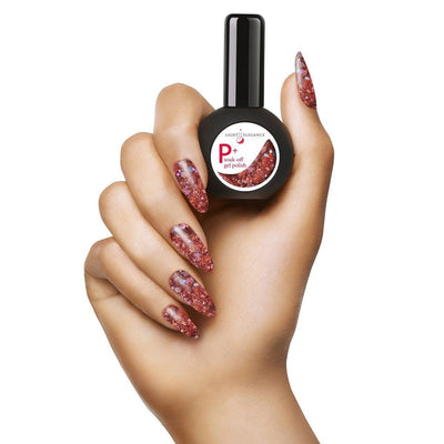Light Elegance P+ Soak-Off Glitter Gel Polish - You Bring The Wine - The Nail Hub