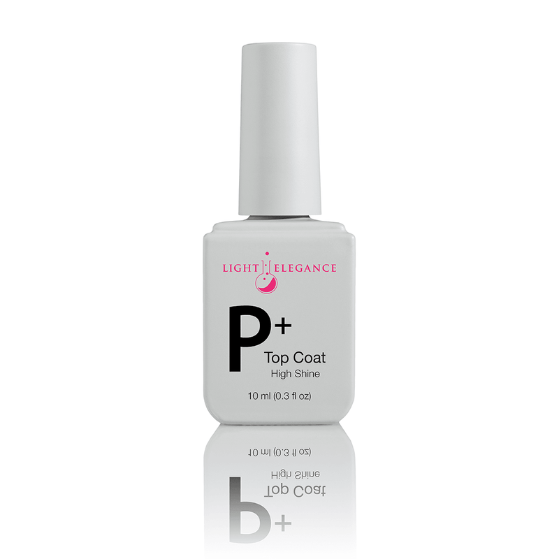 Light Elegance P+ Soak-Off Gel Polish - High Shine Top Coat - The Nail Hub