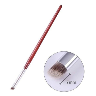 Slanted Brush for Ombré Gel Nail Art - The Nail Hub